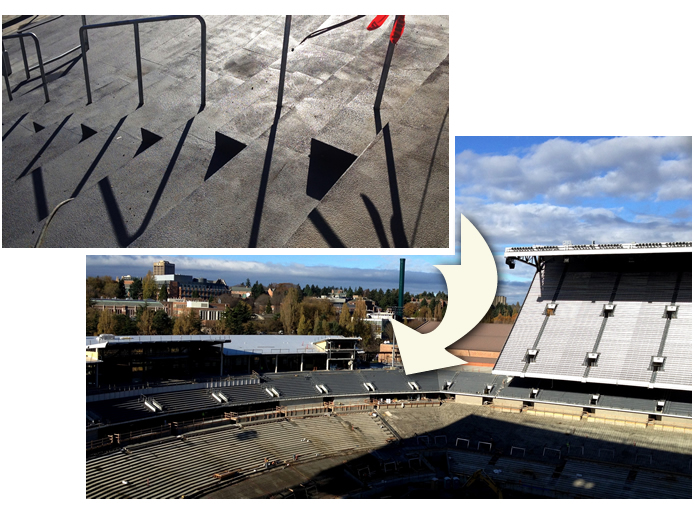 Huskey Stadium, Seattle WA Full-service steel fabrication