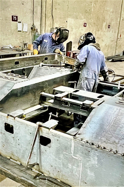 Welded steel sub assembly